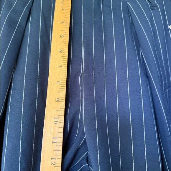 🎯50% OFF! a new day navy pinstriped trousers - Picture 5 of 9